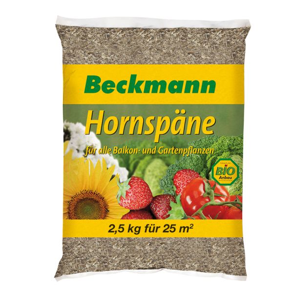 Natürlicher Balkondünger aus Hornspänen